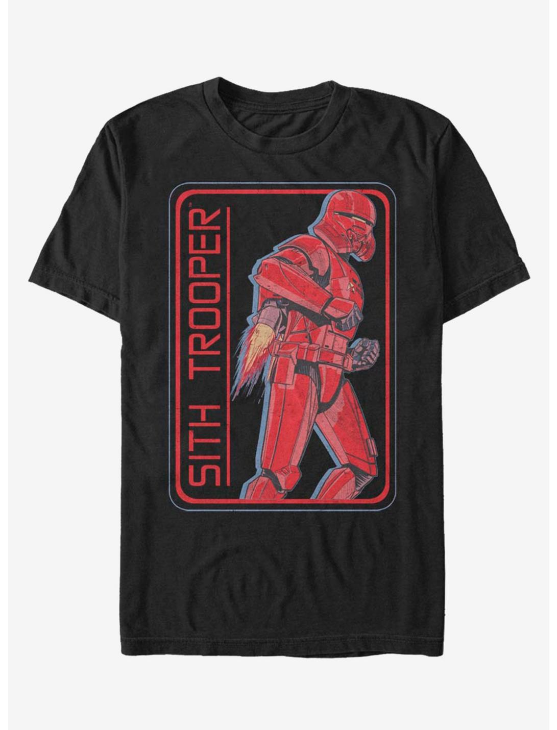 Star Wars Episode IX The Rise Of Skywalker Retro Sith Trooper T-Shirt, BLACK, hi-res