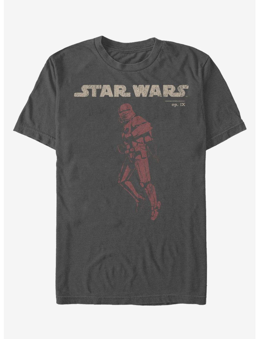 Star Wars Episode IX The Rise Of Skywalker Jet Red T-Shirt, CHARCOAL, hi-res