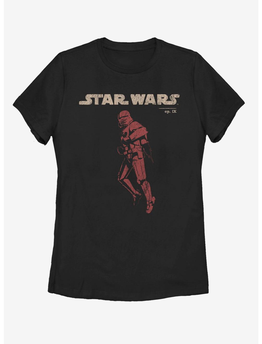 Star Wars Episode IX The Rise Of Skywalker Jet Red Womens T-Shirt, BLACK, hi-res