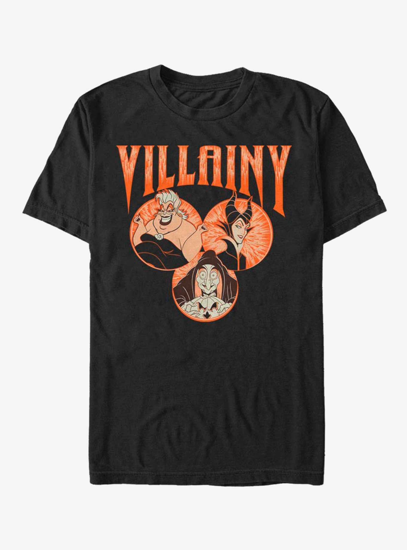 Disney Villains Villainy Circle T-Shirt, , hi-res