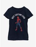 Marvel Spider-Man Best Costume Youth Girls T-Shirt, NAVY, hi-res