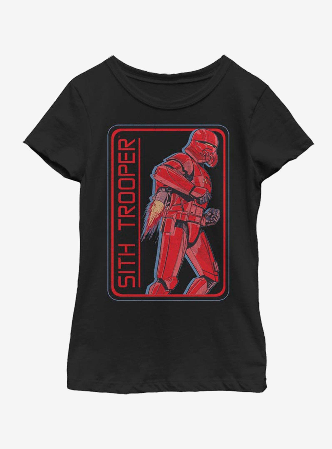 Star Wars The Rise Of Skywalker Retro Sith Trooper Youth Girls T-Shirt, , hi-res