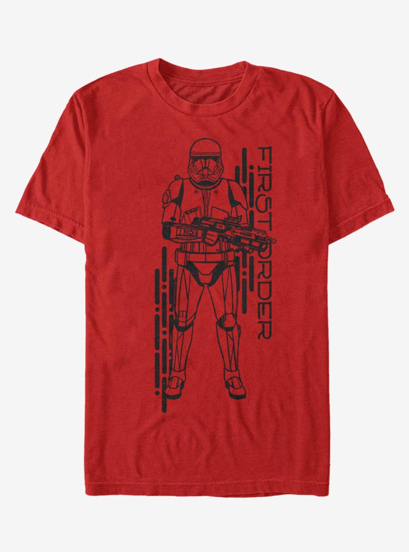 Star Wars Episode IX The Rise Of Skywalker Project Red T-Shirt