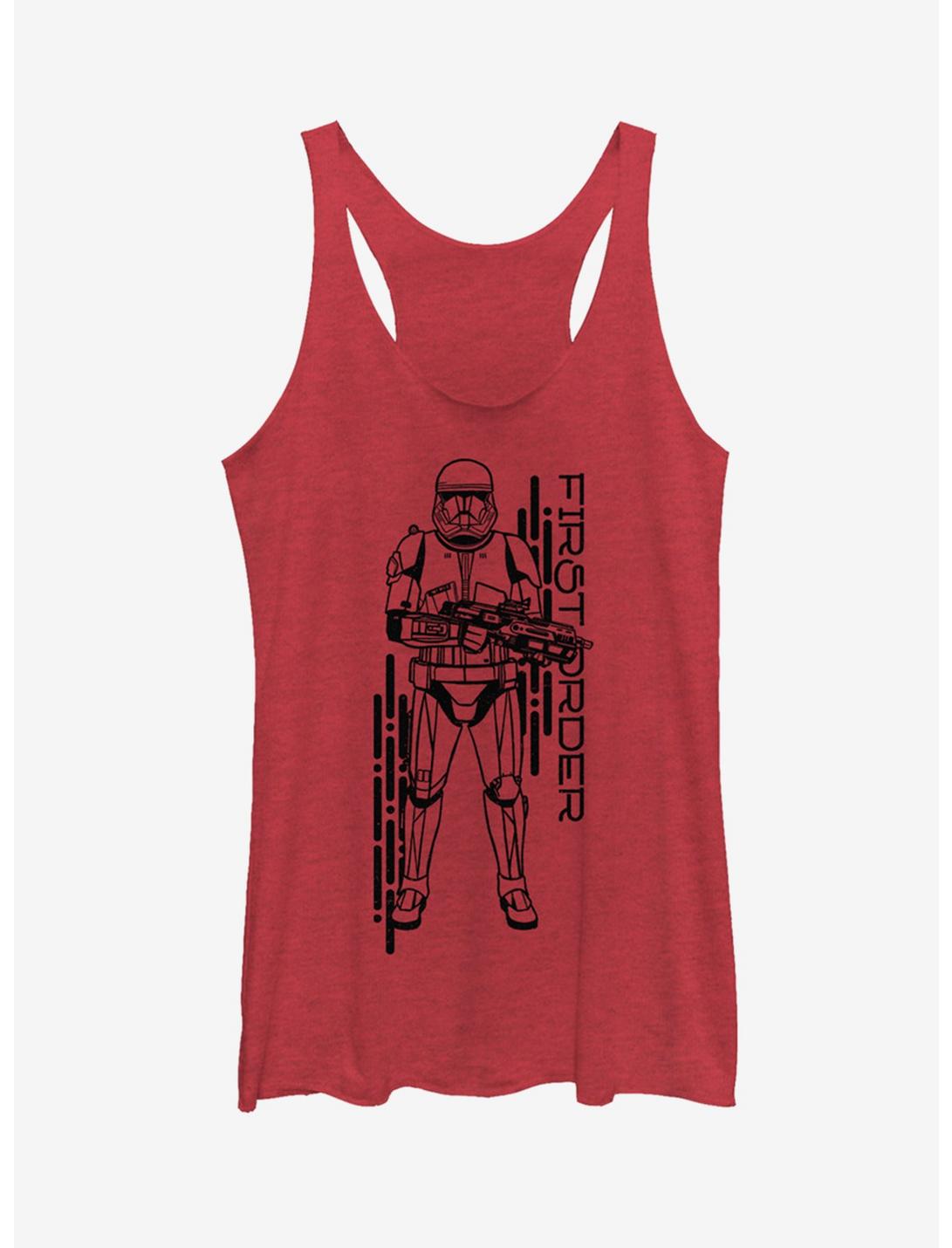 Star Wars Episode IX The Rise Of Skywalker Project Red Womens Tank Top, RED HTR, hi-res
