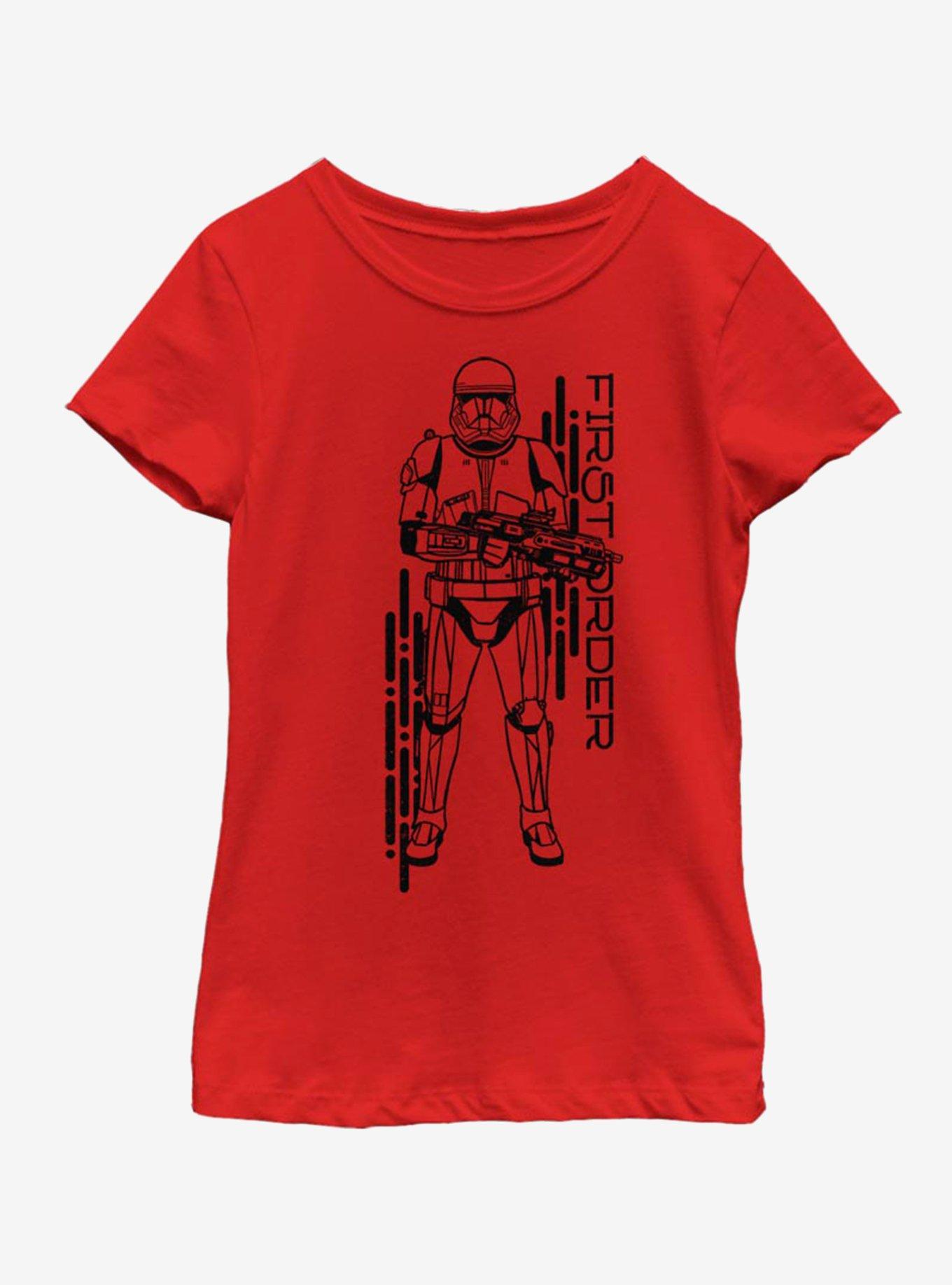 Star Wars The Rise Of Skywalker Project Red Youth Girls T-Shirt, RED, hi-res