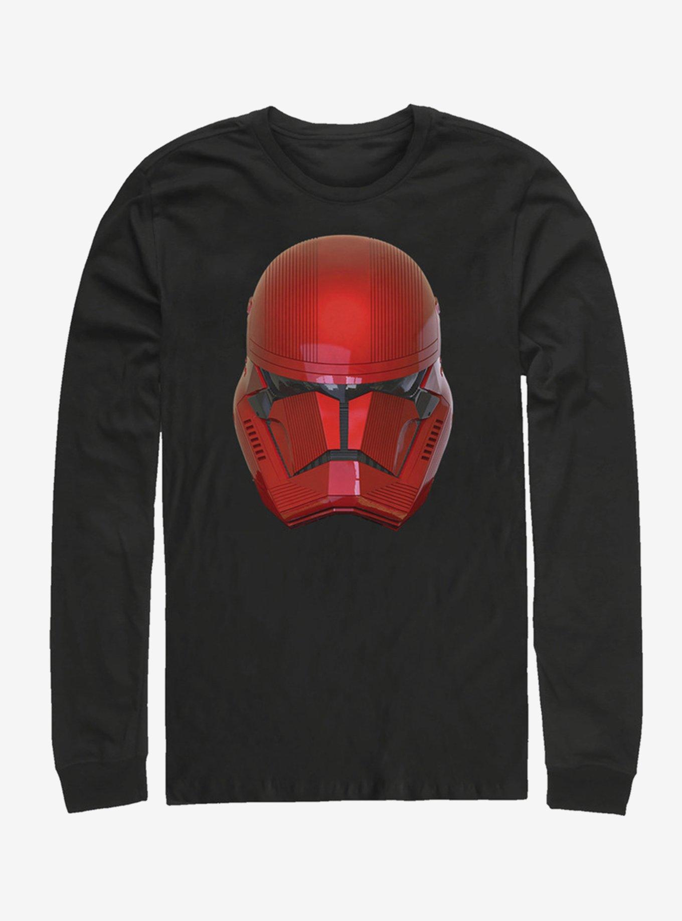 Star Wars Episode IX The Rise Of Skywalker Red Helm Long-Sleeve T-Shirt, , hi-res
