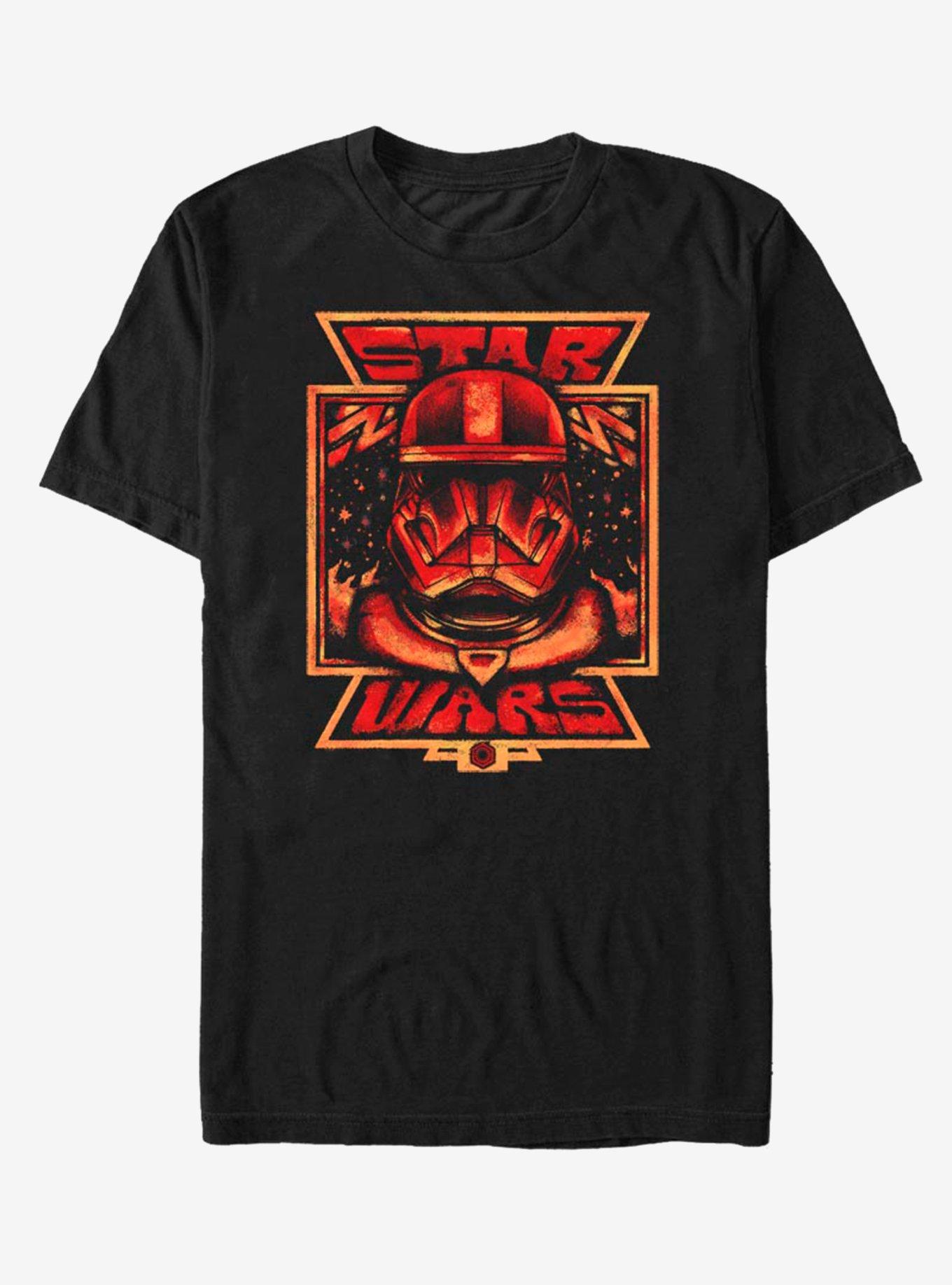 Star Wars Episode IX The Rise Of Skywalker Red Perspective T-Shirt ...
