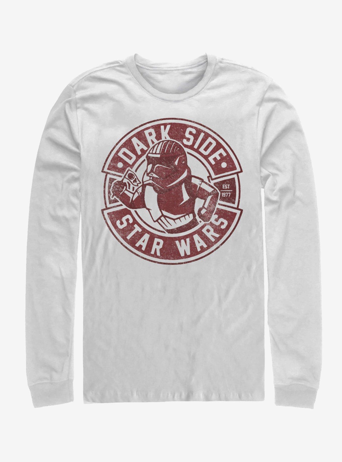 Star Wars Episode IX The Rise Of Skywalker Red Trooper Handdrawn Long-Sleeve T-Shirt, WHITE, hi-res