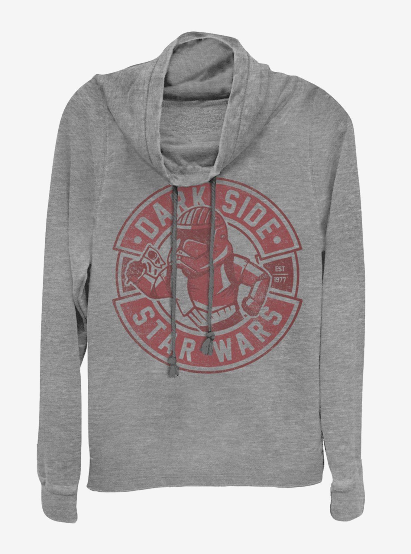 Star Wars Episode IX The Rise Of Skywalker Red Trooper Handdrawn Cowlneck Long-Sleeve Womens Top, , hi-res