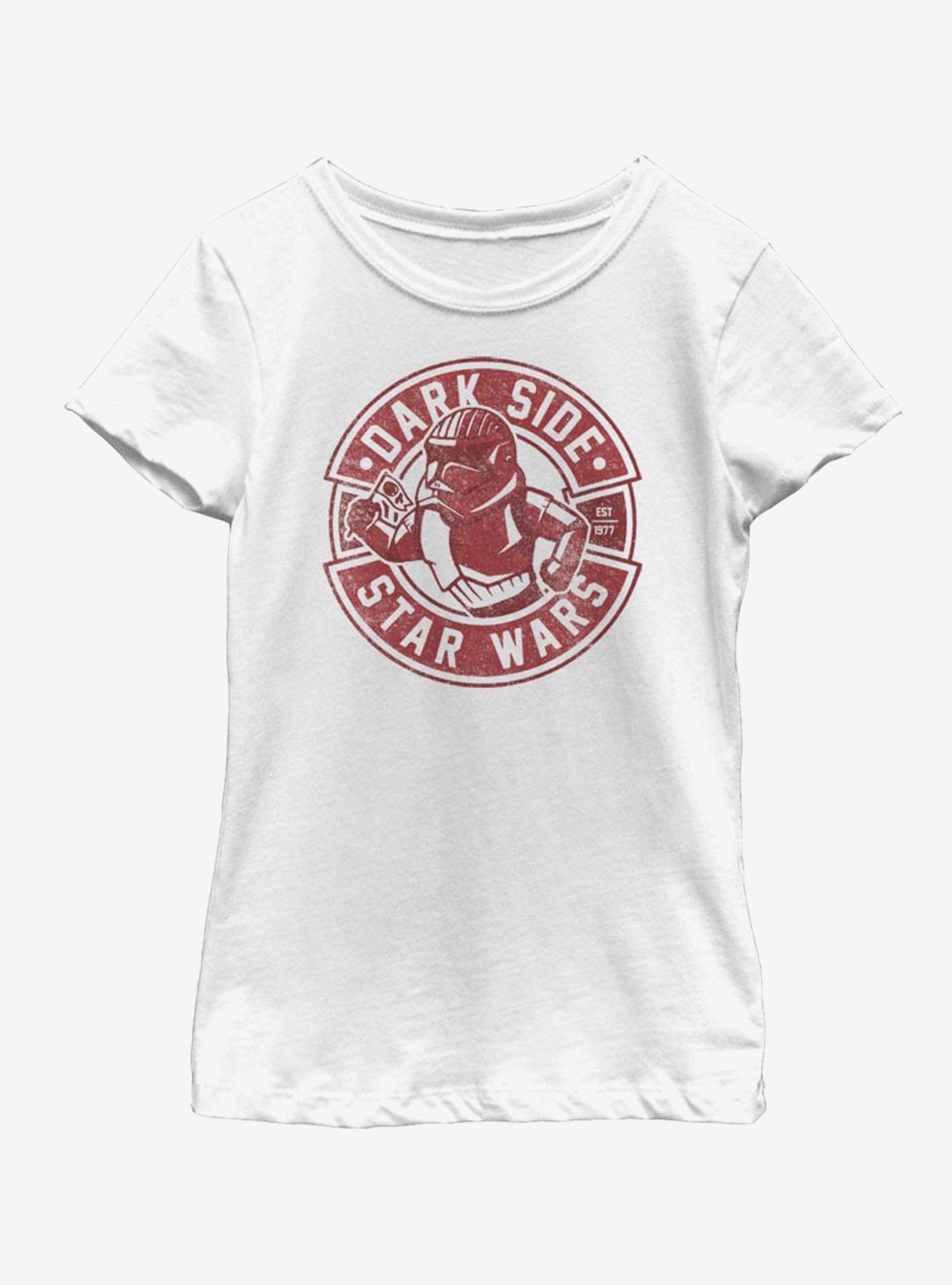 Star Wars The Rise Of Skywalker Red Trooper Handdrawn Youth Girls T-Shirt, WHITE, hi-res