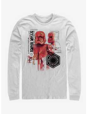 Star Wars Episode IX The Rise Of Skywalker Red Trooper Schematic Long-Sleeve T-Shirt, , hi-res