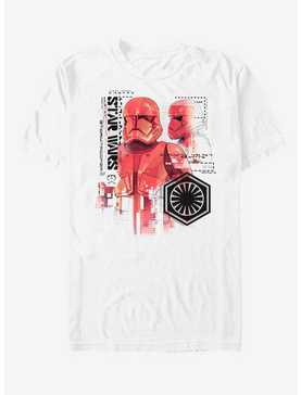 Star Wars Episode IX The Rise Of Skywalker Red Trooper Schematic T-Shirt, , hi-res