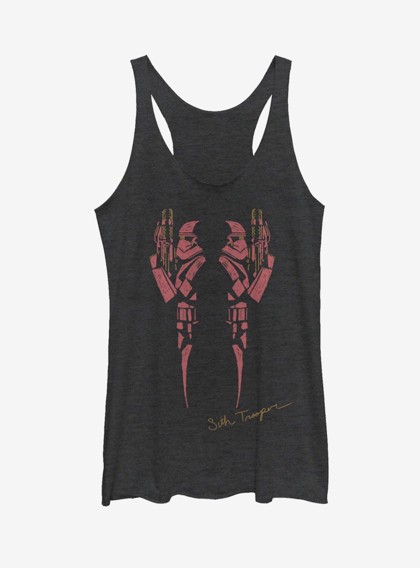 Star Wars Episode IX The Rise Of Skywalker Red Trooper Womens Tank Top, , hi-res