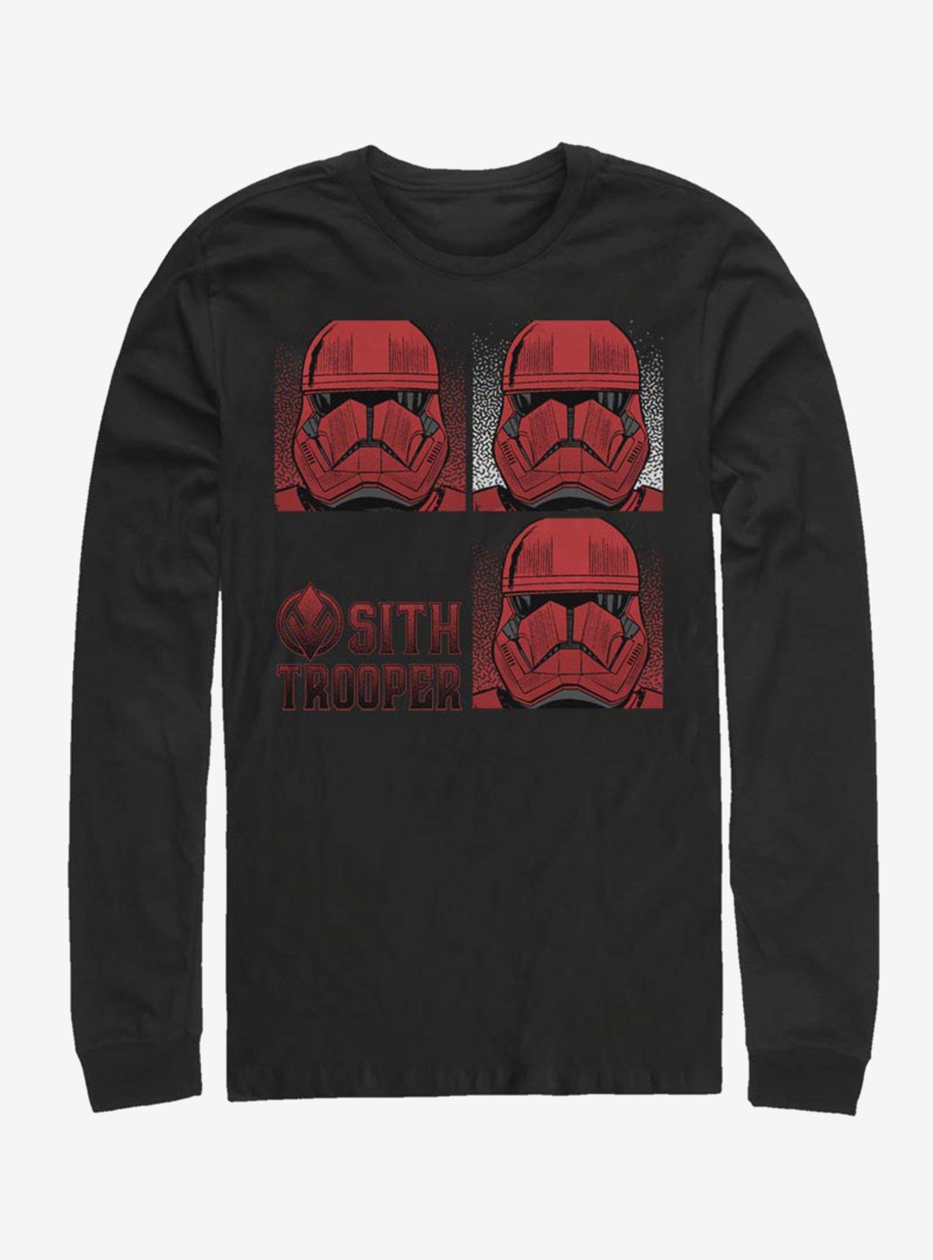 Star Wars Episode IX The Rise Of Skywalker Sith Trooper Long-Sleeve T-Shirt, , hi-res