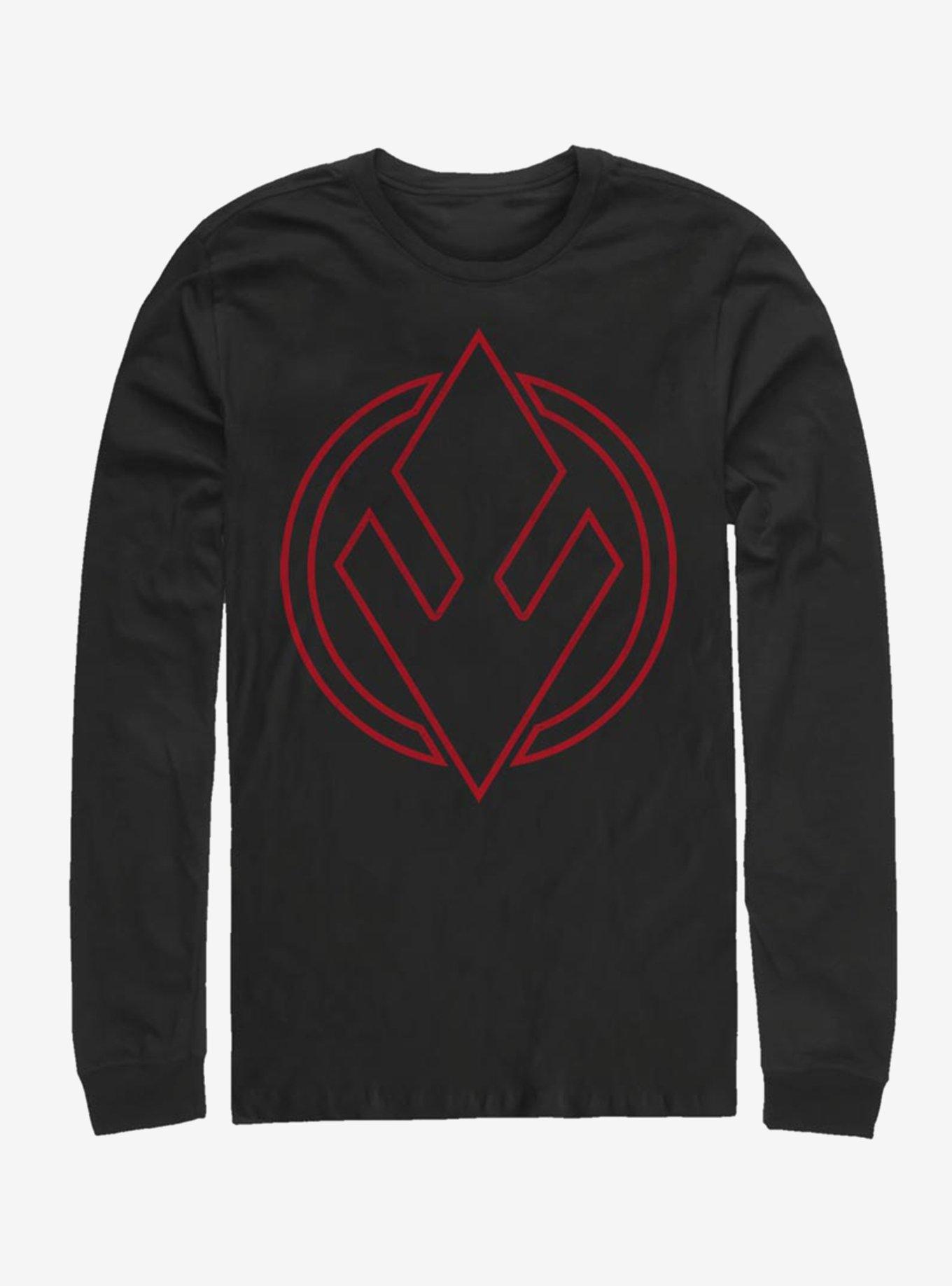 Star Wars Episode IX The Rise Of Skywalker Sith Trooper Emblem Long-Sleeve T-Shirt, , hi-res