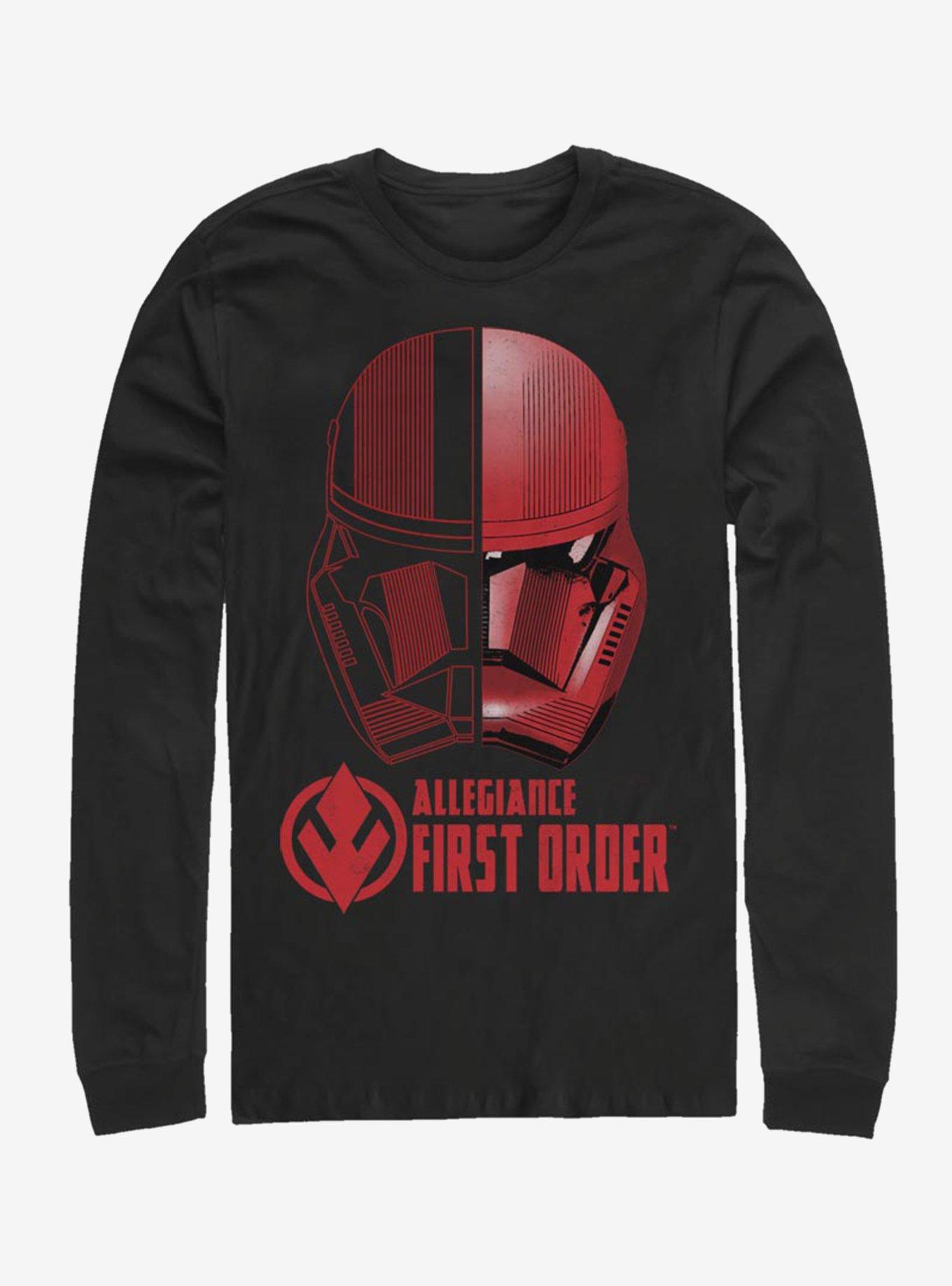 Star Wars Episode IX The Rise Of Skywalker Split Sith Trooper Long-Sleeve T-Shirt, , hi-res