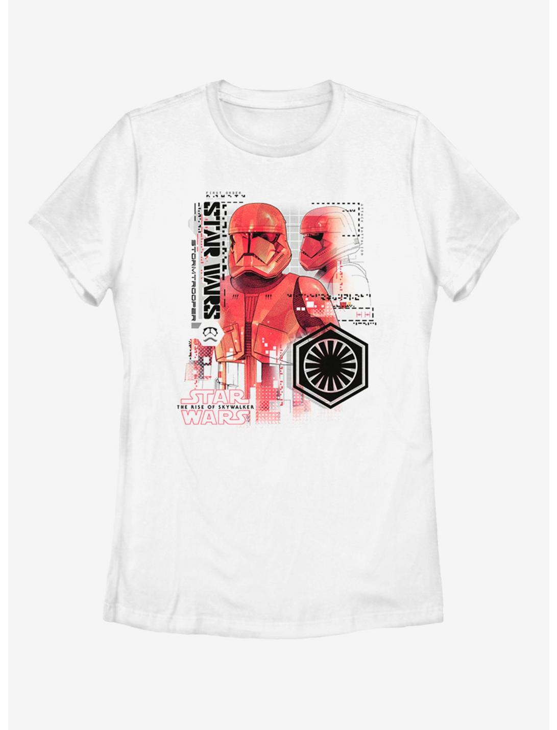 Star Wars Episode IX The Rise Of Skywalker Super Red Trooper Womens T-Shirt, WHITE, hi-res