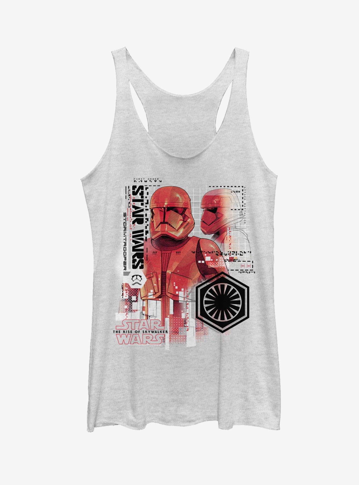 Star Wars Episode IX The Rise Of Skywalker Super Red Trooper Womens Tank Top, , hi-res