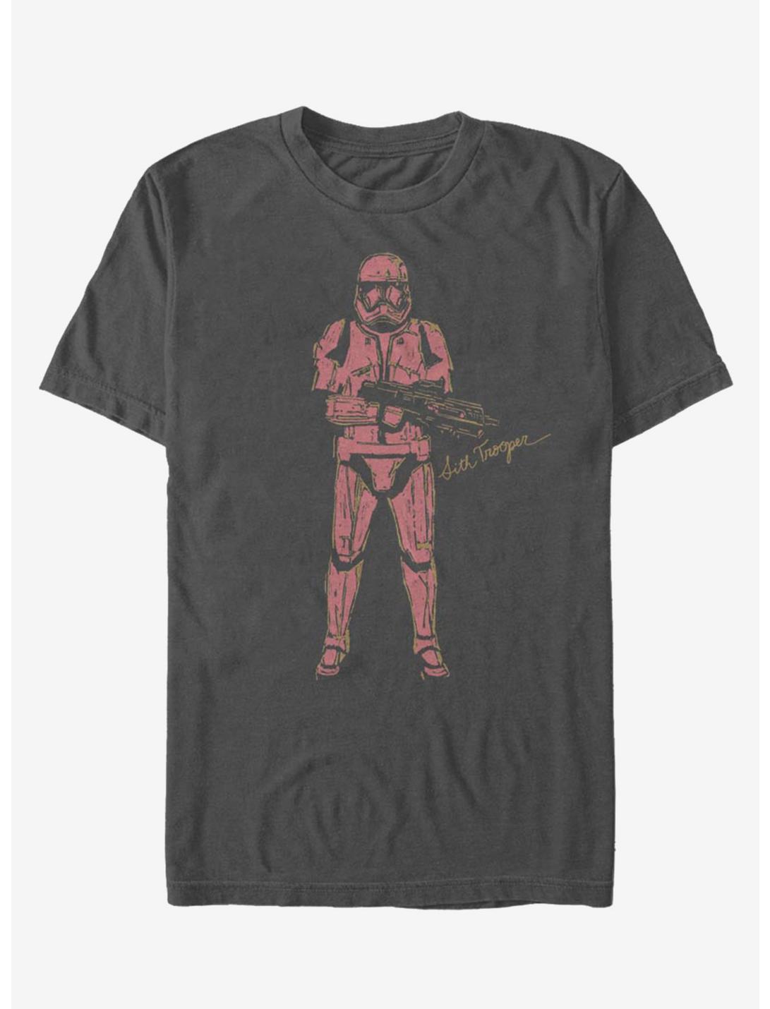 Star Wars Episode IX The Rise Of Skywalker Red Trooper T-Shirt, CHARCOAL, hi-res