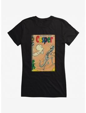 Casper The Friendly Ghost Dinosaur Comic Cover Girls T-Shirt, , hi-res