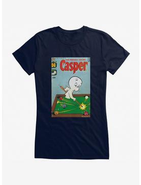 Casper The Friendly Ghost Pool Comic Cover Girls T-Shirt, NAVY, hi-res