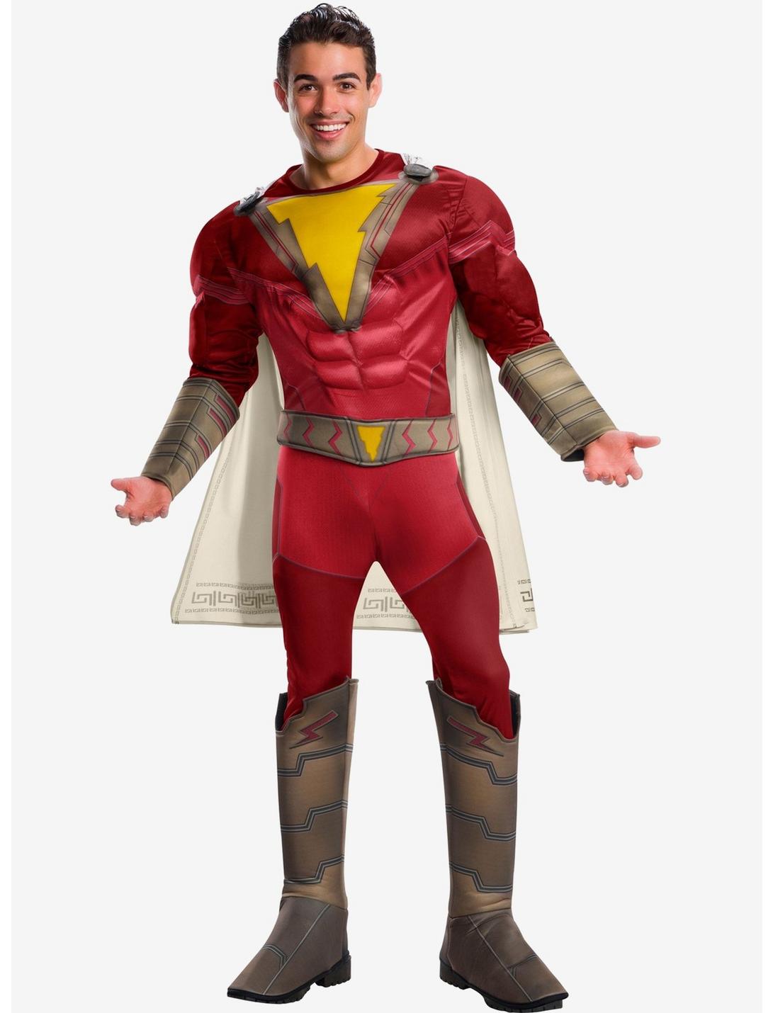 Shazam Deluxe Costume, RED, hi-res