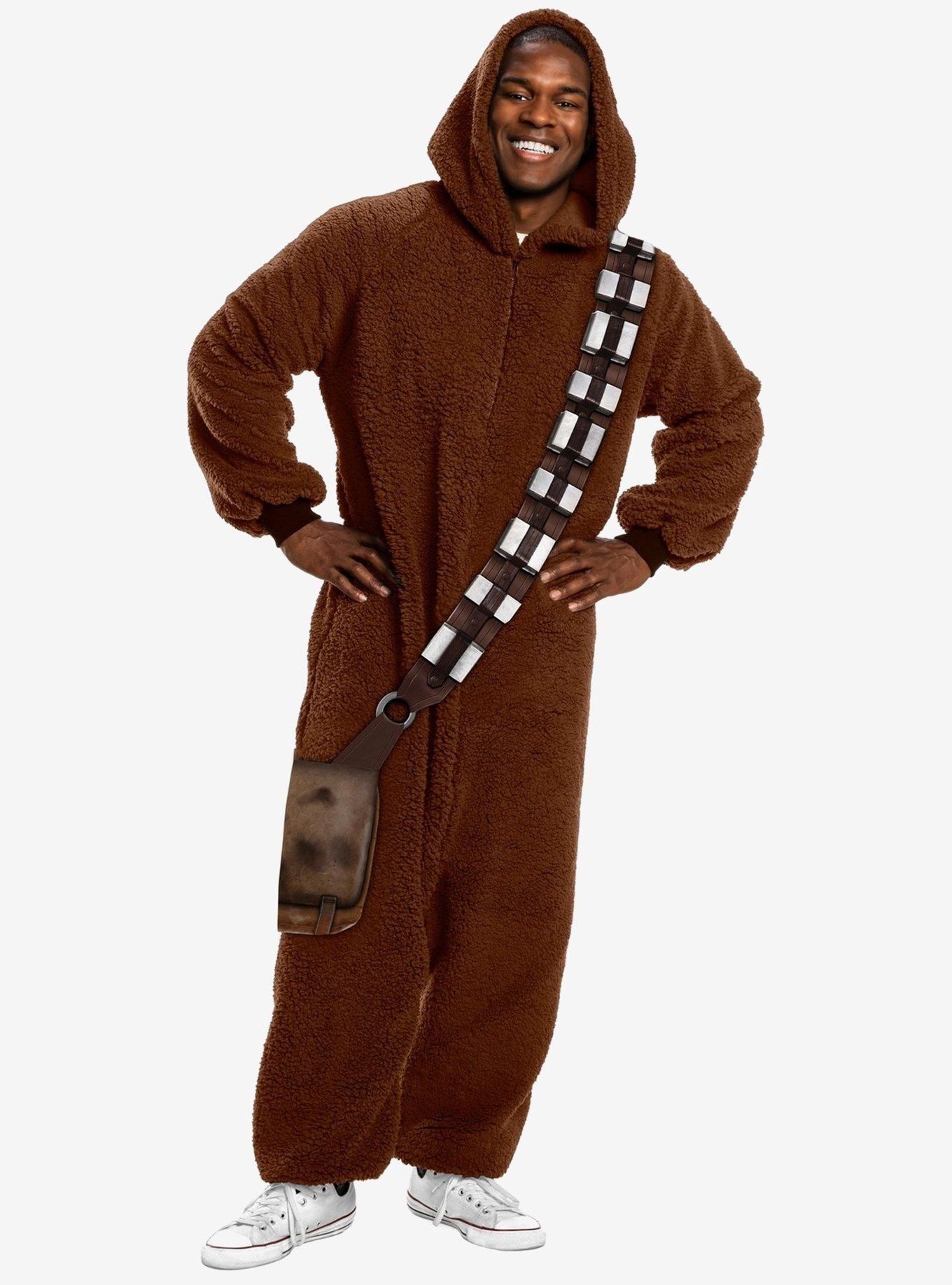 Star Wars Classic Chewbacca Jumpsuit Costume, BROWN, hi-res