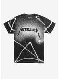 Metallica Stencil Print T-Shirt, BLACK, hi-res