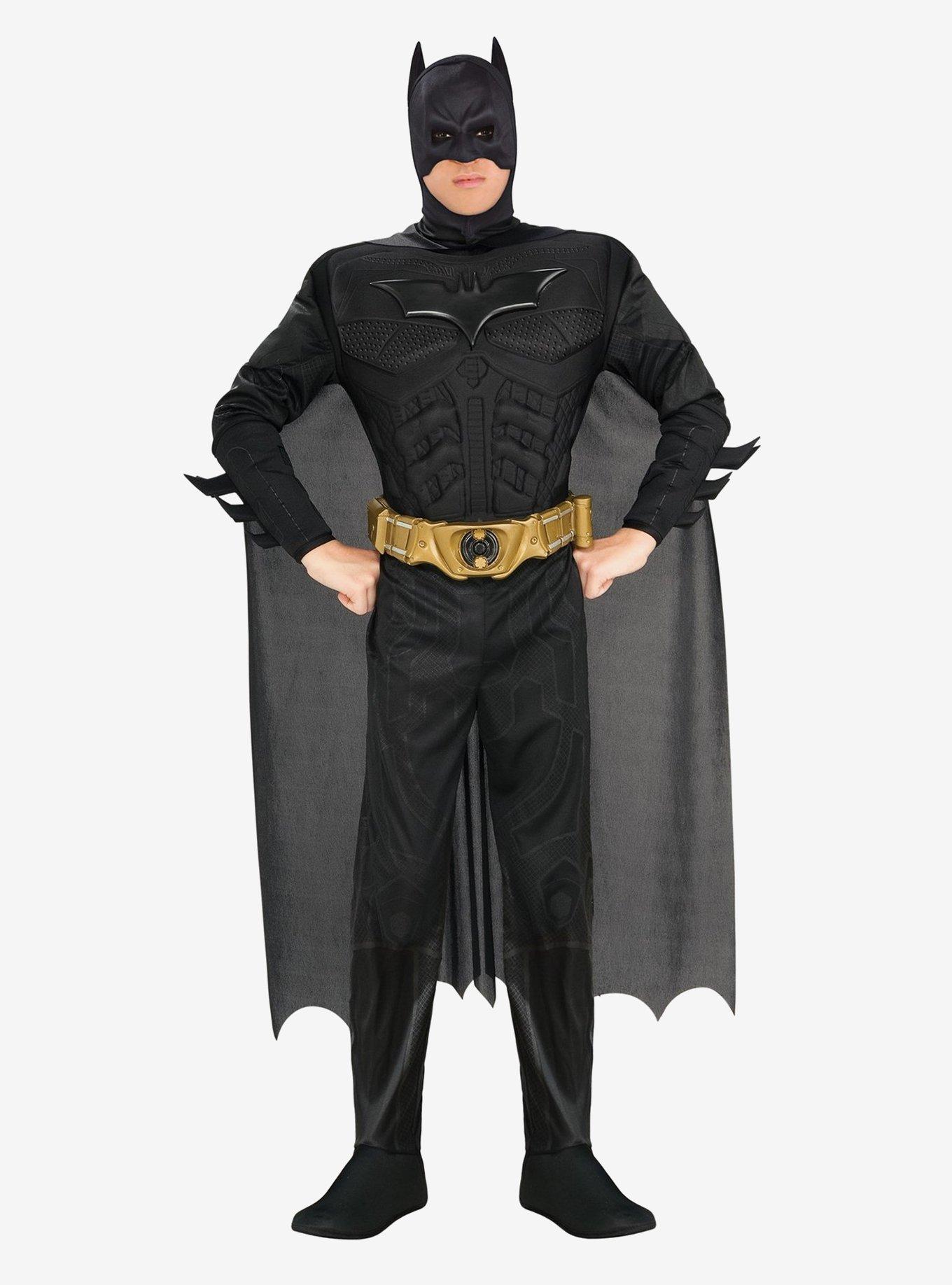 DC Comics Batman Dark Knight Deluxe Costume, BLACK, hi-res