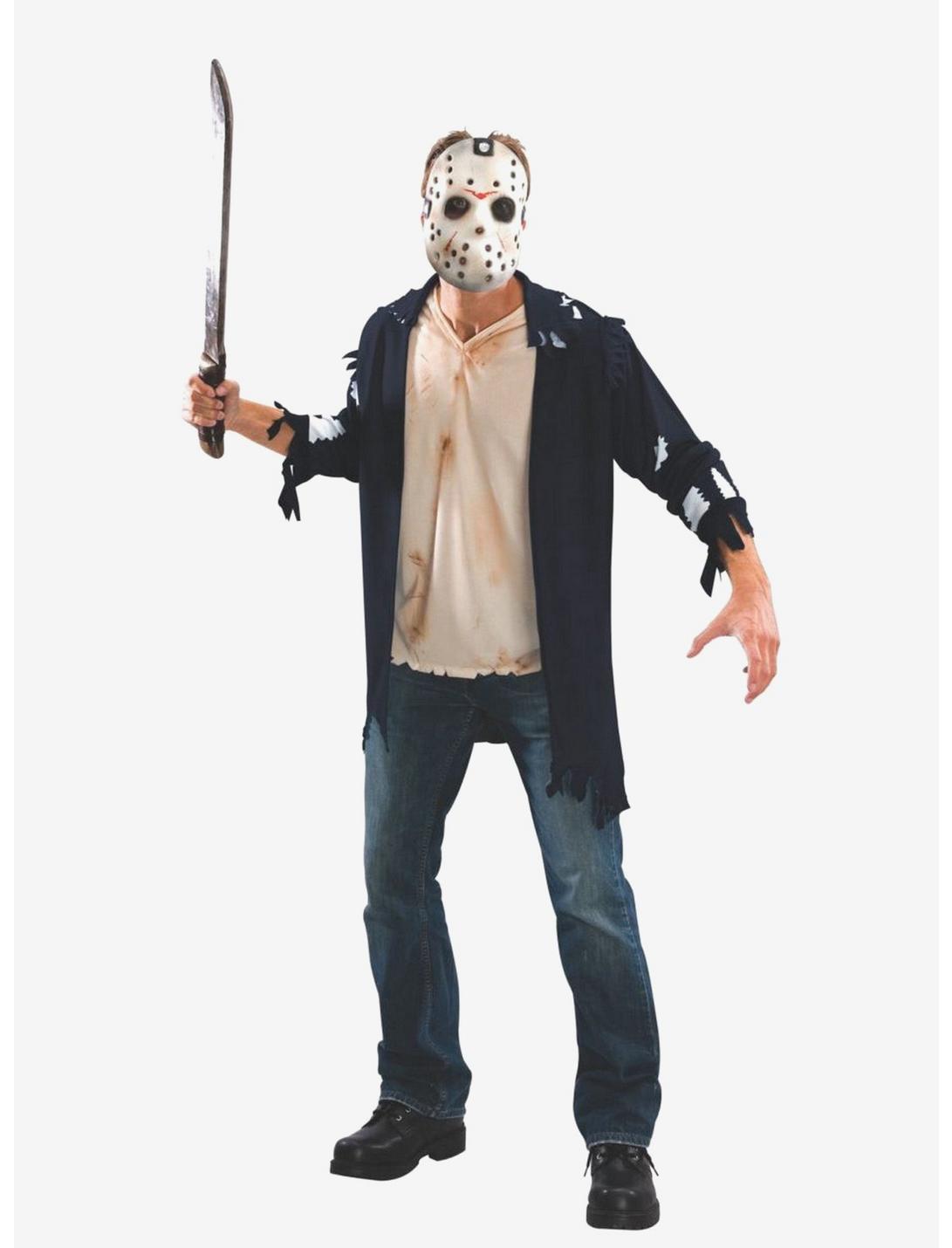 Friday the 13th Jason Costume, BLACK, hi-res