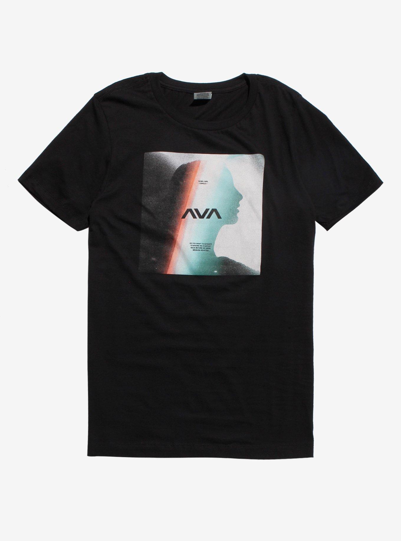 Angels & Airwaves Rebel Girl T-Shirt, BLACK, hi-res