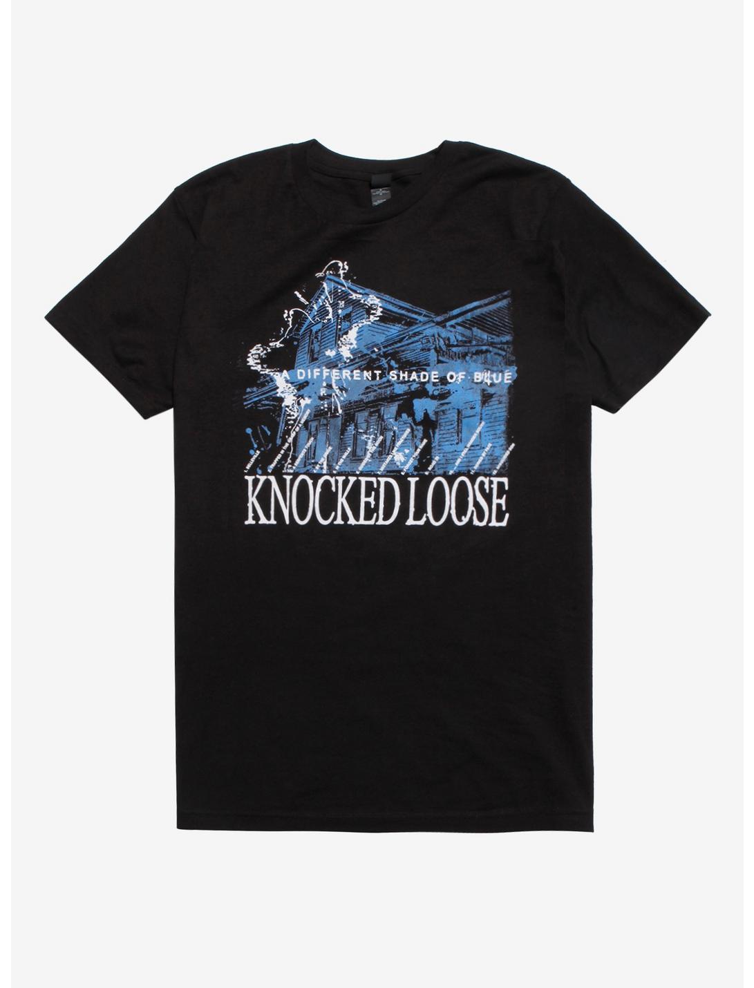 Knocked Loose A Different Shade Of Blue T-Shirt, BLACK, hi-res