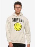 Nirvana Smiley Hoodie, WHITE, hi-res