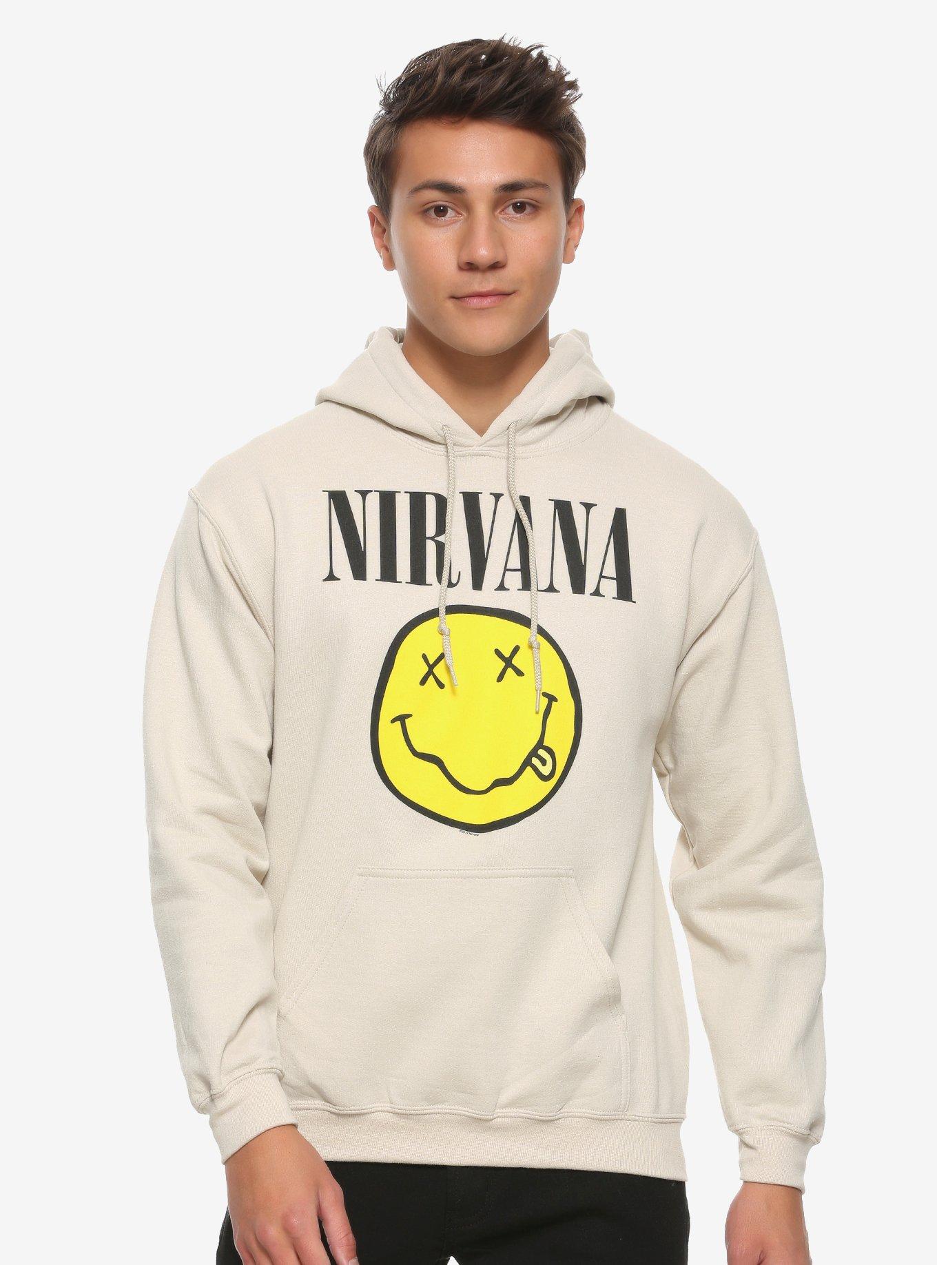 Nirvana discount smiley sweatshirt