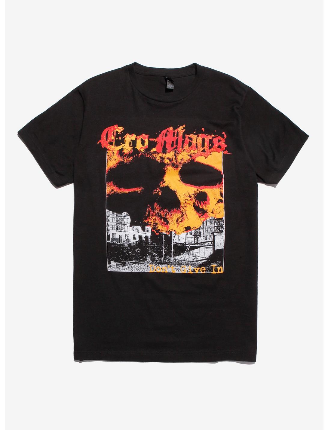 Cro-Mags Don't Give In T-Shirt, BLACK, hi-res