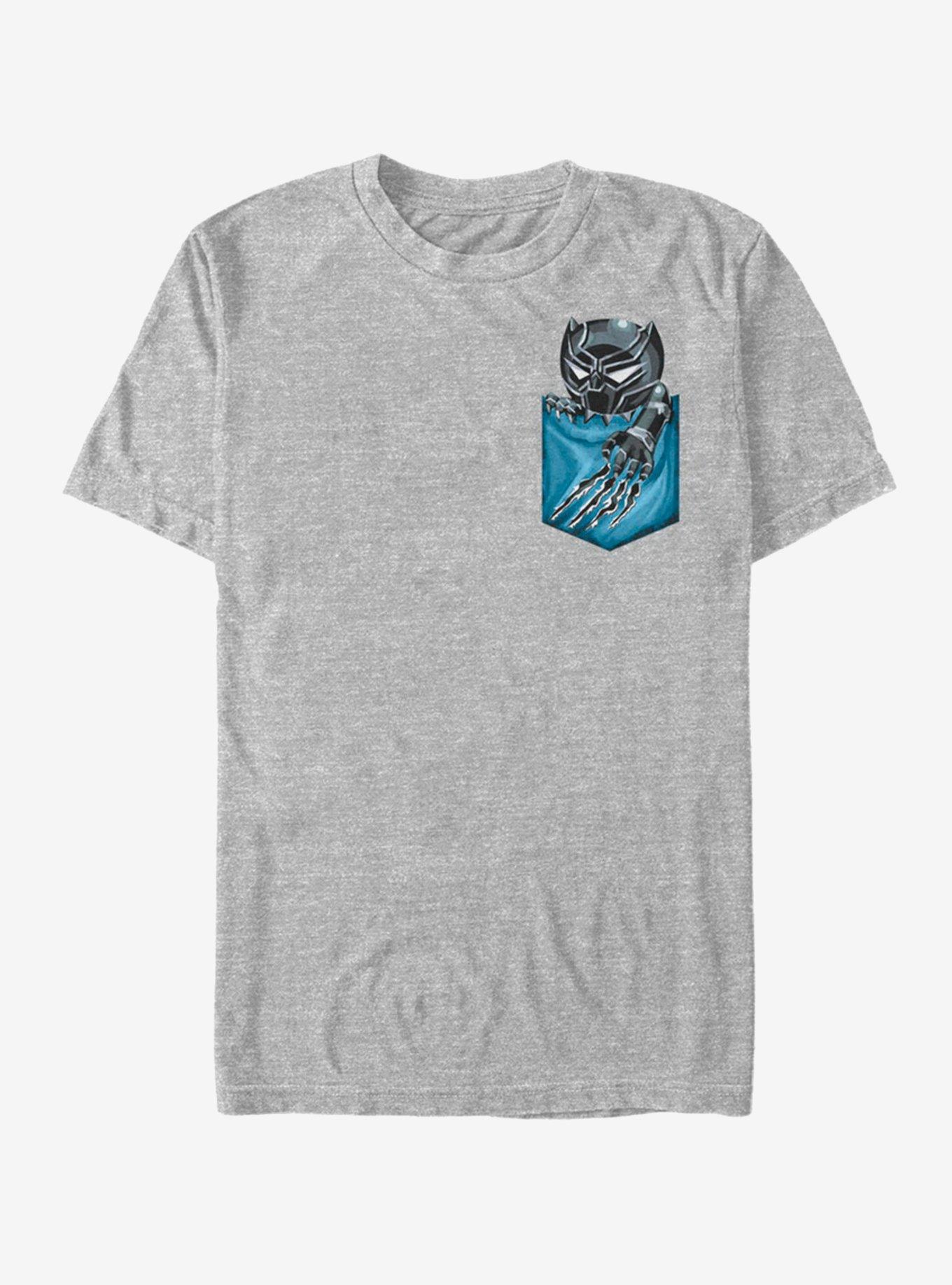 Marvel Black Panther Cutie Pocket T-Shirt, ATH HTR, hi-res