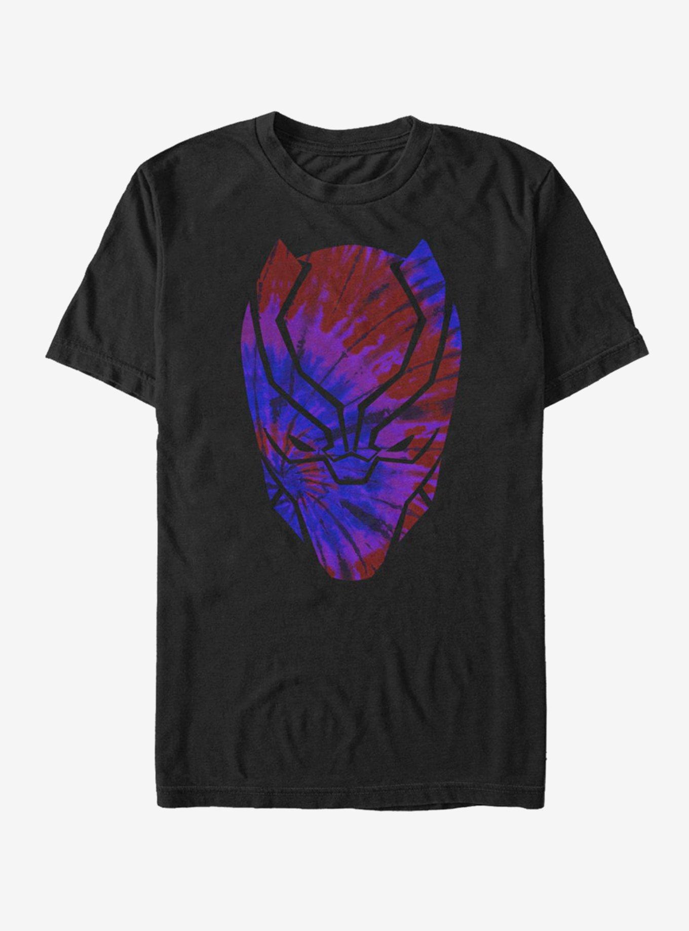 Marvel Black Panther Mask Tie-Dye T-Shirt, , hi-res