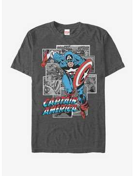 Marvel Captain America Comic Cap T-Shirt, , hi-res