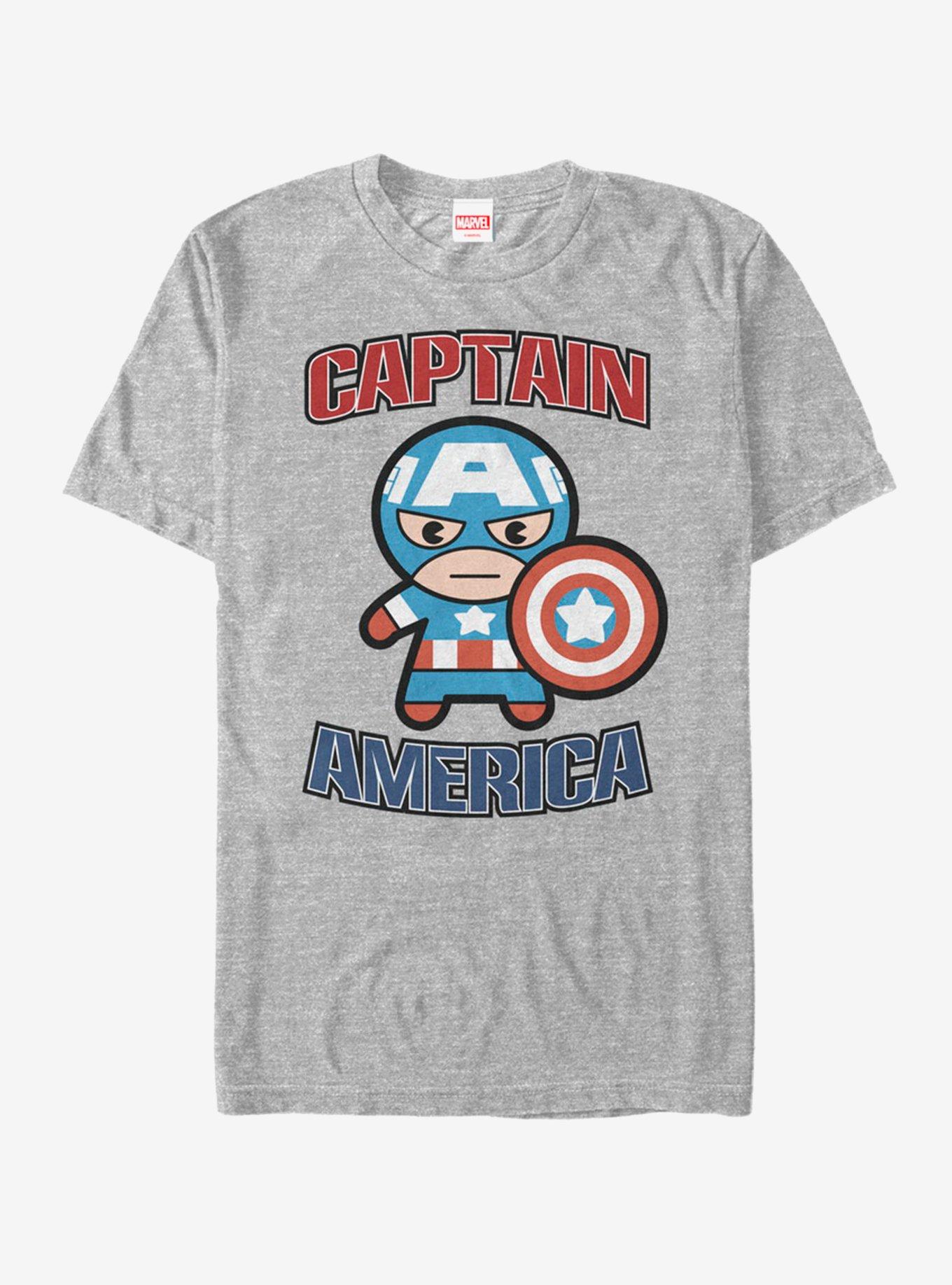 Marvel Captain America Kawaii America T-Shirt, , hi-res