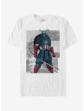 Marvel Captain America USA Samurai T-Shirt, WHITE, hi-res