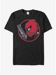 Marvel Deadpool Dead Crest T-Shirt, BLACK, hi-res
