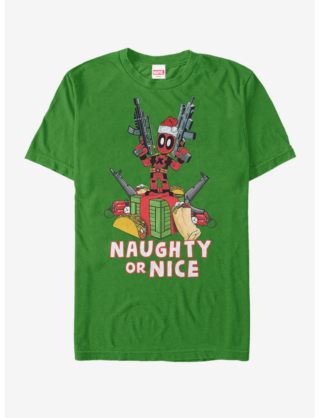 Marvel Deadpool Naughty or Nice T-Shirt, KELLY, hi-res