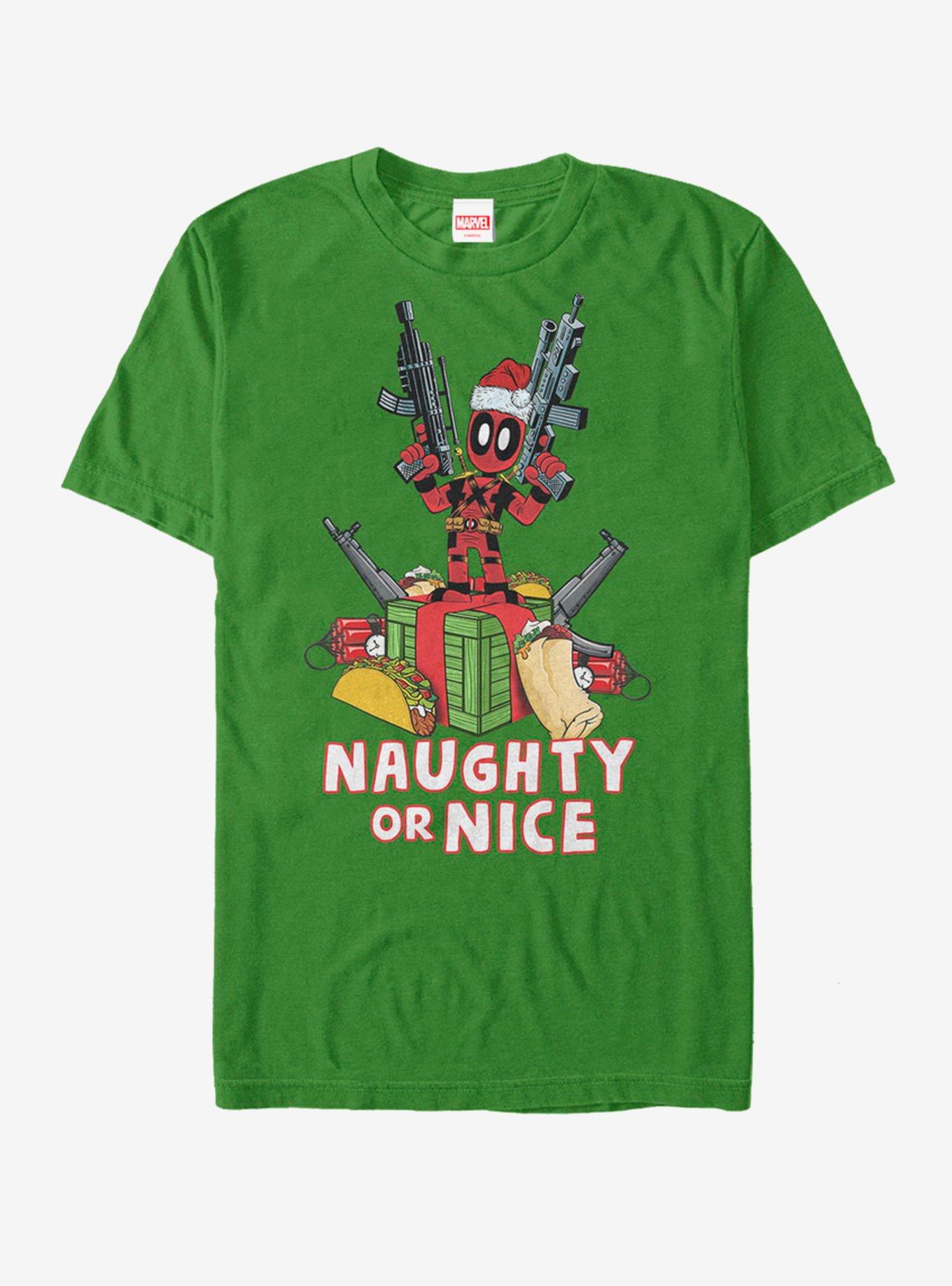 Marvel Deadpool Naughty or Nice T-Shirt, KELLY, hi-res