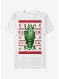 Marvel Guardians Of The Galaxy Groot Xmas Sweater T-Shirt, WHITE, hi-res