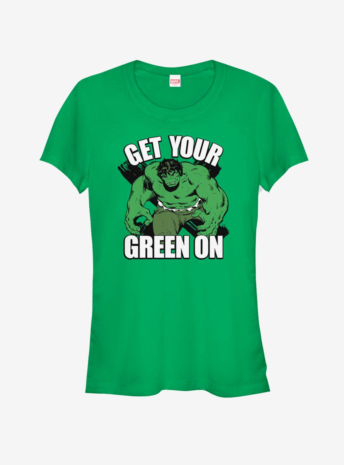 Marvel Hulk Green Hulk Girls TShirt