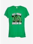 Marvel Hulk Green Hulk Girls T-Shirt, KELLY, hi-res