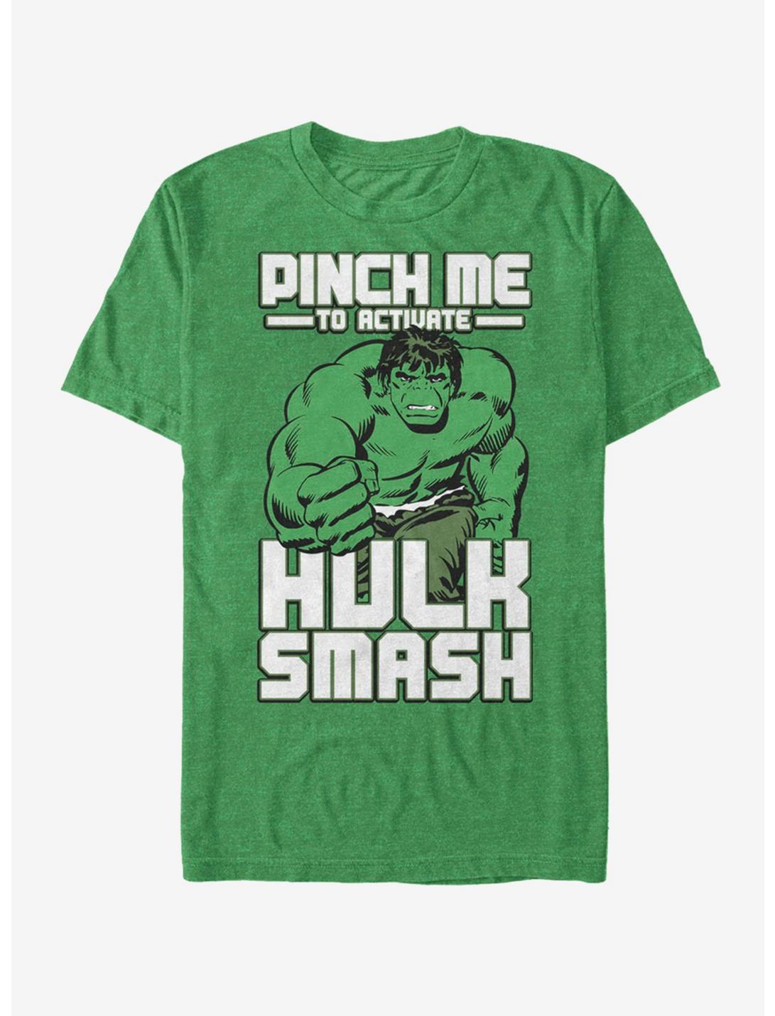 Marvel Hulk Hulk Smash Pinch T-Shirt, KEL HTR, hi-res
