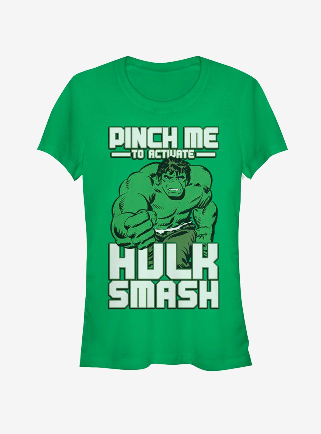 Marvel Hulk Hulk Smash Pinch Girls T-Shirt, KELLY, hi-res