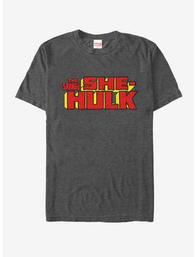 Marvel Hulk She Hulk Logo T-Shirt, CHAR HTR, hi-res
