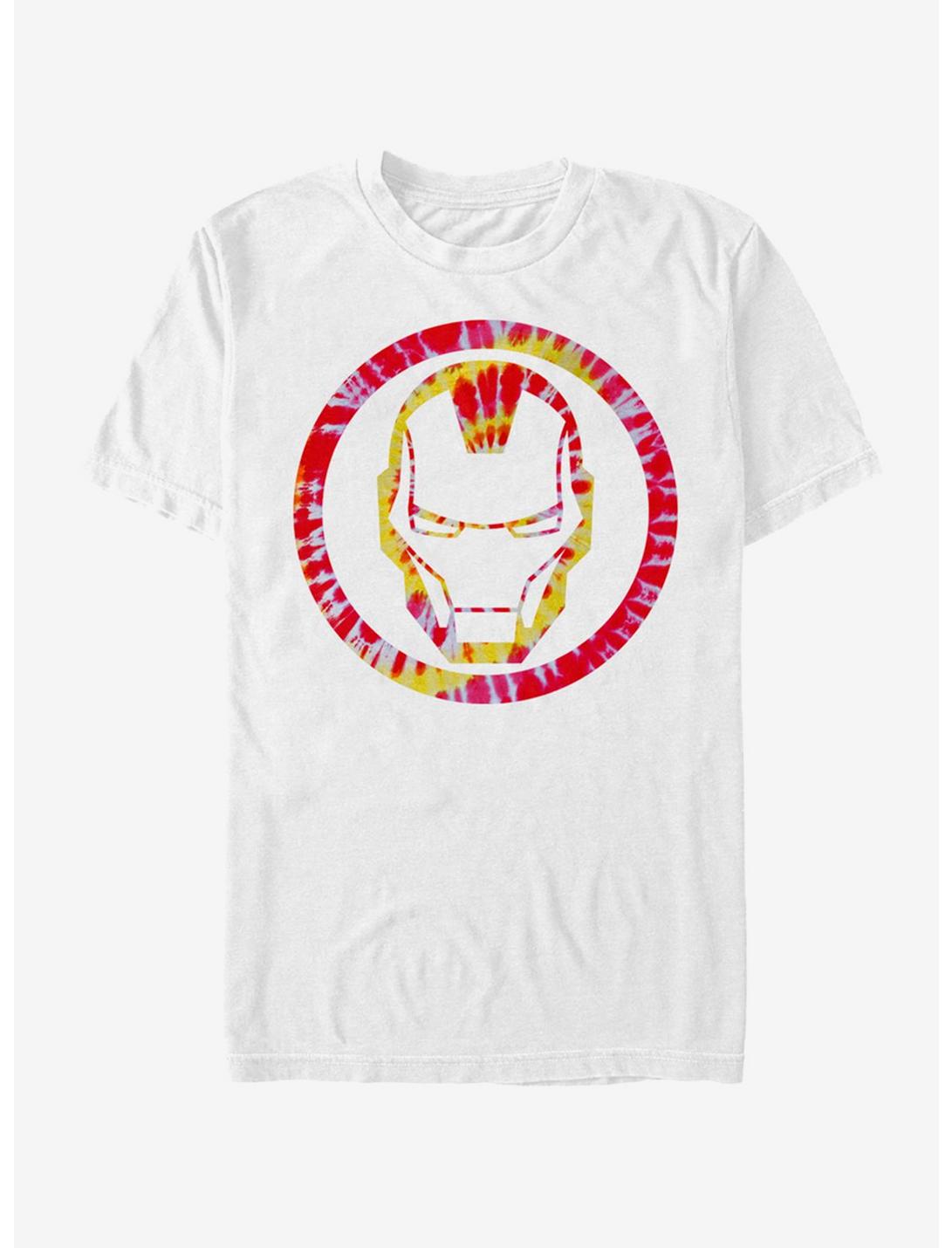 Marvel Iron Man Tie-Dye T-Shirt, WHITE, hi-res